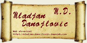Mlađan Danojlović vizit kartica